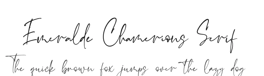 Emeralde Chamerions Serif