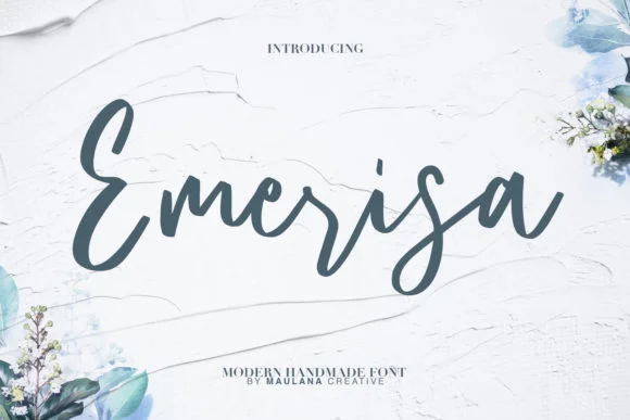 Emerisa Font by Maulana Creative — Script Handwritten Font