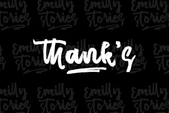 Emilly Stories Font by Atjcloth Studio — Script Handwritten Font — thumbnail 7