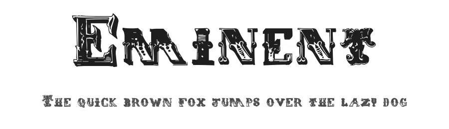 Eminent by Paul Sheetz — Decorative Font