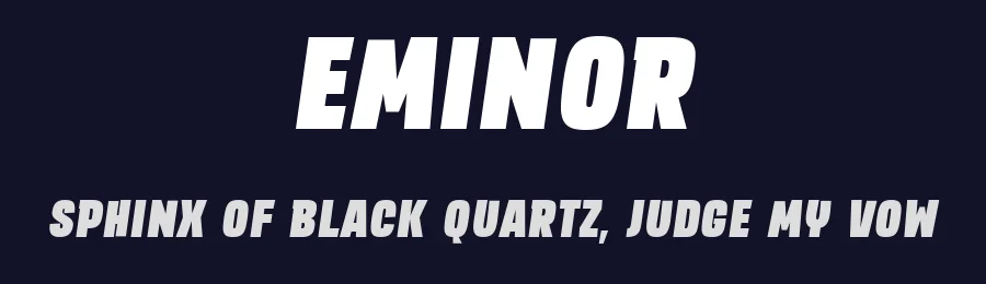 Eminor by surotype — Sans Serif Font — thumbnail 2