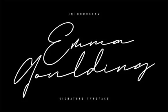Emma Goulding Font by Maulana Creative — Wedding Font