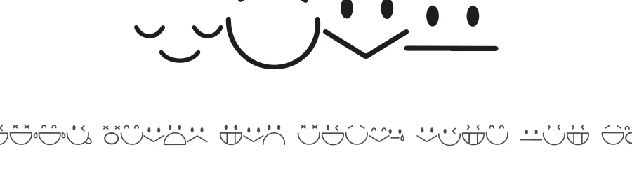 Emot by Letterayu โ Dingbats Font