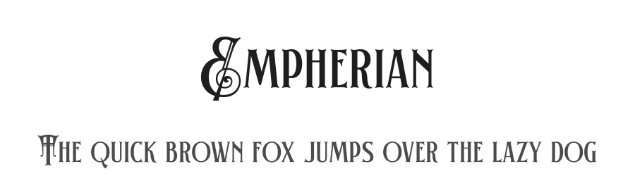 Empherian by Type Combo β Decorative Font