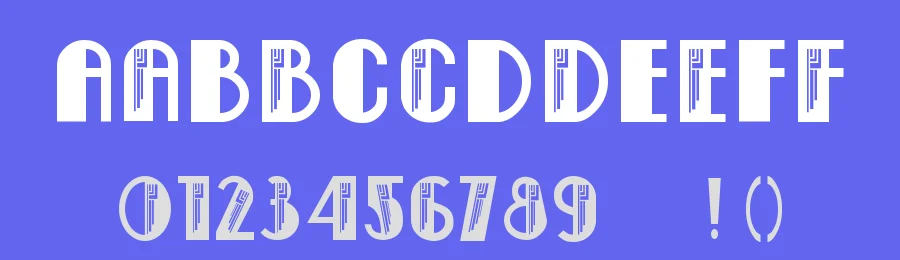 Empire State Deco by Steve Ferrera — Decorative Font — thumbnail 3