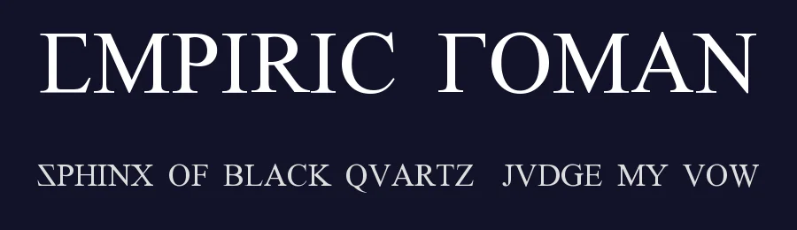 Empiric Roman by SDFonts — Decorative Font — thumbnail 2