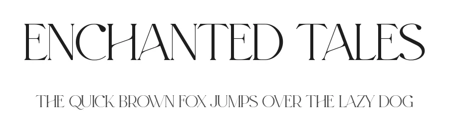 Enchanted Tales by VPcreativeshop — Serif Font