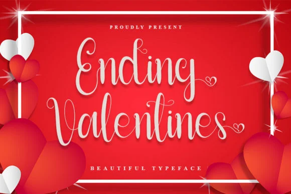 Ending Valentines Font by FreshTypeINK — Script Handwritten Font