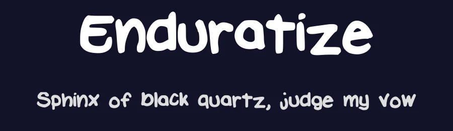 Enduratize by Hallie Narsi — Script Handwritten Font — thumbnail 2
