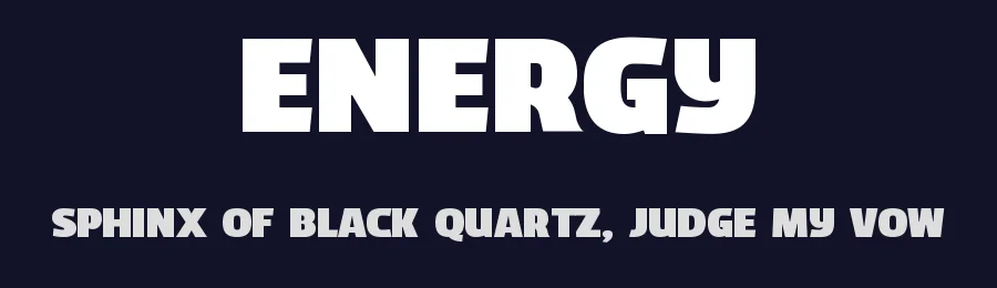 Energy by Graphicxell — Sans Serif Font — thumbnail 2
