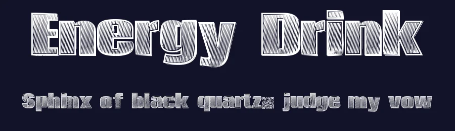 Energy Drink by Xerographer Fonts — Decorative Font — thumbnail 2
