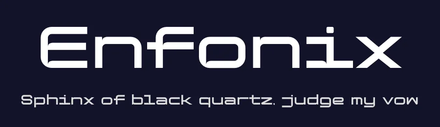 Enfonix by Limitype — Display Font — thumbnail 2