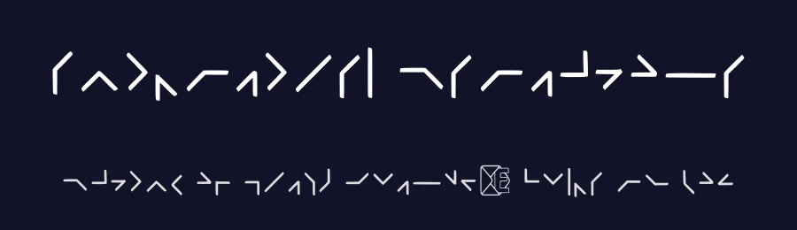 Enigmailed Semaphore by enigmailed — Dingbats Font — thumbnail 2