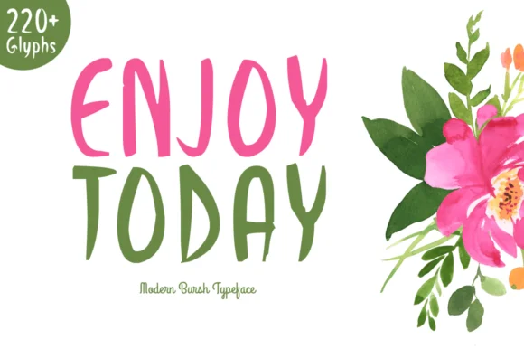 Enjoy Today Font by Instagram Fonts β Script Handwritten Font