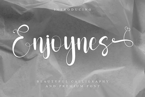Enjoynes Font by FreshTypeINK — Script Handwritten Font