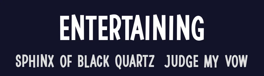 Entertaining by Hanna Bie — Decorative Font — thumbnail 2