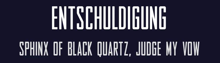 Entschuldigung by HENRIavecunK Type Co — Sans Serif Font — thumbnail 2