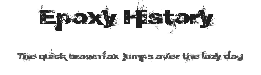 Epoxy History by Segments Design (aka Last Soundtrack) — Decorative Font