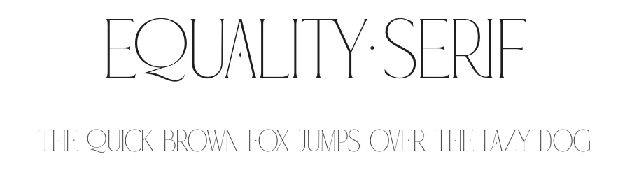 Equality Serif