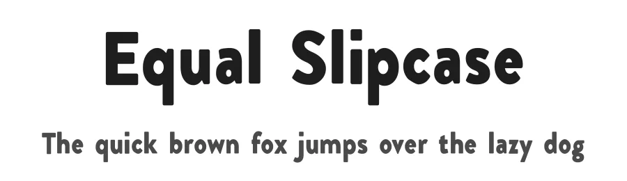 Equal Slipcase by UI Creative — Sans Serif Font