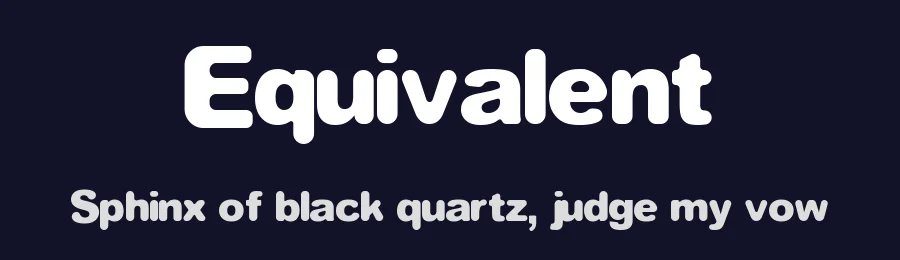 Equivalent by Lemon Studio Type — Decorative Font — thumbnail 2