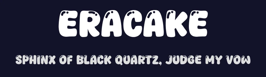Eracake by Khurasan — Decorative Font — thumbnail 2