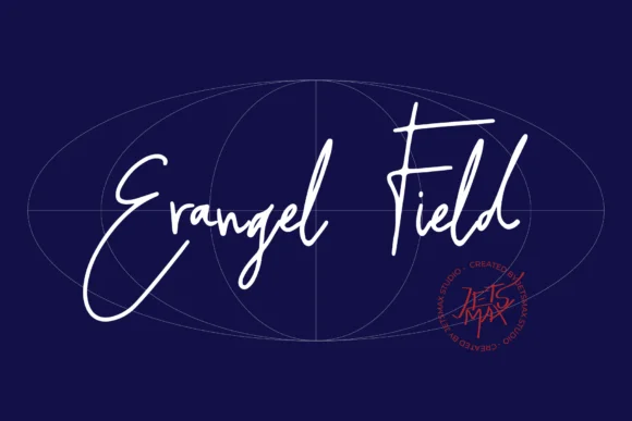 Erangel Field Font by Jetsmax Studio — Script Handwritten Font