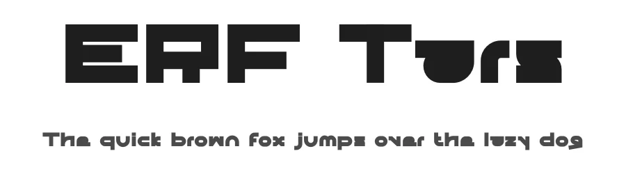 ERF Tars by Eka Rifqi Setiawan — Display Font