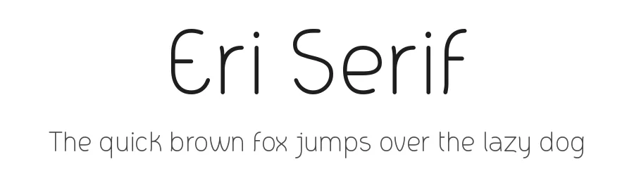 Eri Serif