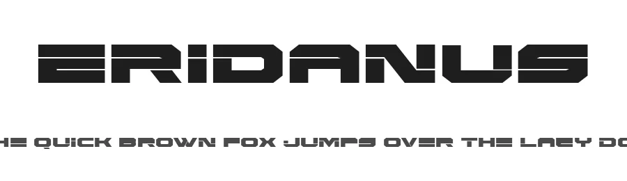 Eridanus by Iconian Fonts — Display Font