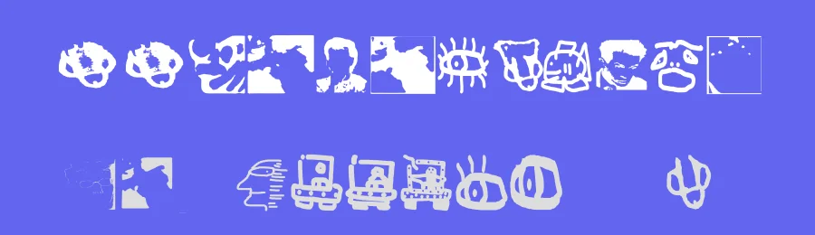 Eros Simboli by Vincenzo Silvestroni — Dingbats Font — thumbnail 3