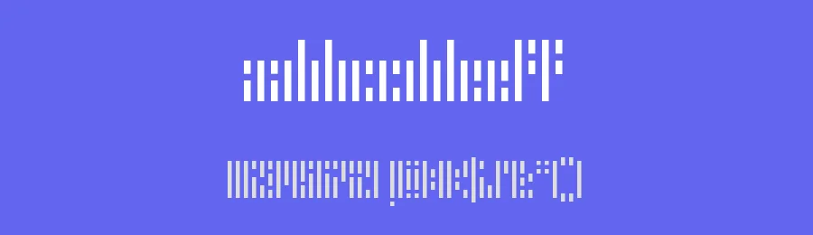 Error Stencil by Isaac González — Display Font — thumbnail 3