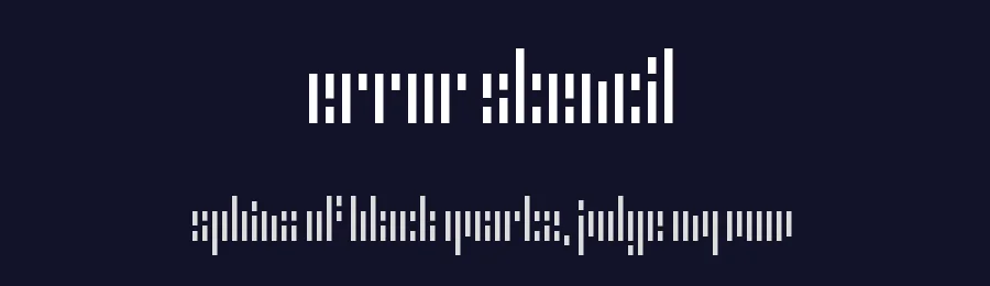Error Stencil by Isaac González — Display Font — thumbnail 2