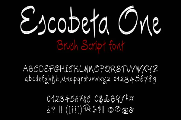 Escobeta One Font by Fernando Haro — Script Handwritten Font — thumbnail 2