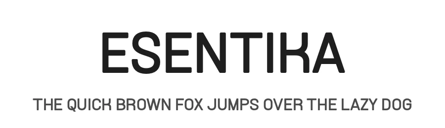 Esentika by BrandSemut — Sans Serif Font