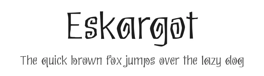 Eskargot by Apostrophic Labs — Decorative Font