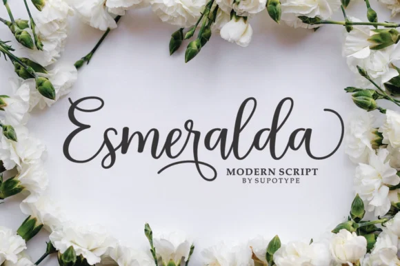 Esmeralda Script Font