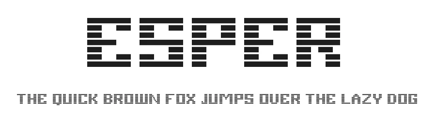 Esper by nmorse — Display Font