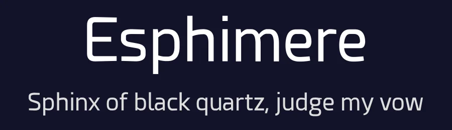 Esphimere by Dichi — Sans Serif Font — thumbnail 2