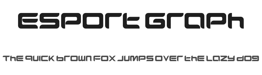 Esport Graph by Nirmana Visual — Display Font