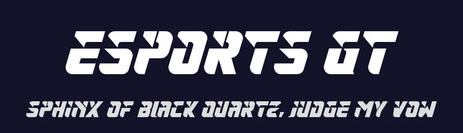 Esports GT by Creativework69 Studio — Display Font — thumbnail 2