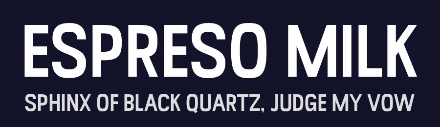 Espreso Milk by MJType — Sans Serif Font — thumbnail 2