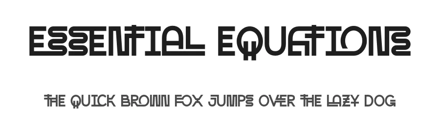 Essential Equations