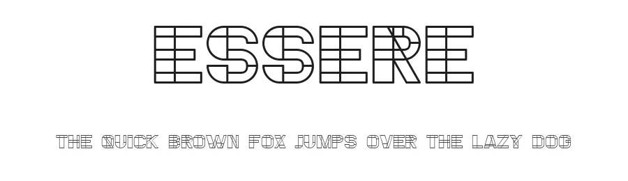 Essere by Vladimir Nikolic — Decorative Font