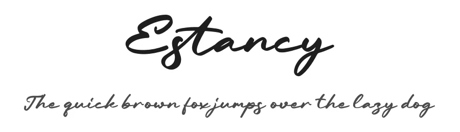 Estancy by Letterena Studios — Script Handwritten Font