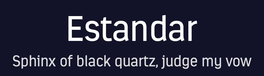 Estandar by Latinotype — Sans Serif Font — thumbnail 2