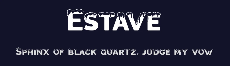 Estave by Mightyfire — Decorative Font — thumbnail 2