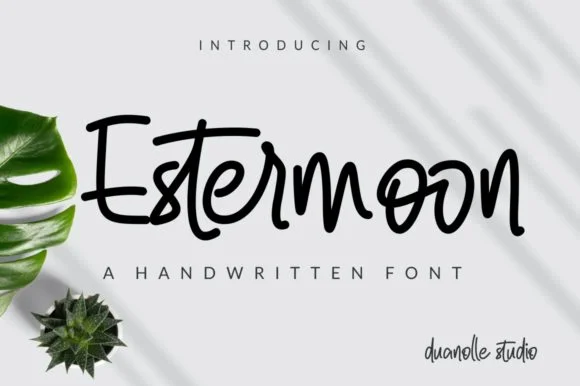 Estermoon Font by duanollestudio — Script Handwritten Font