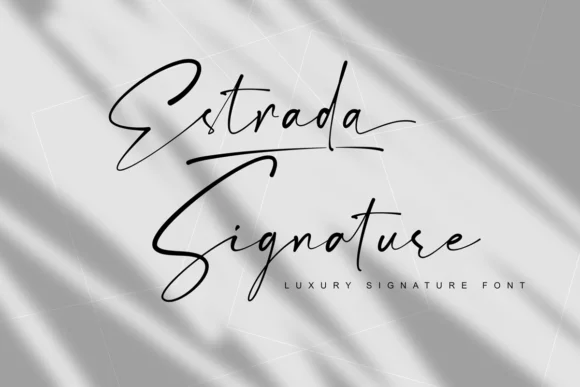 Estrada Signature Font by lemonthe — Script Handwritten Font