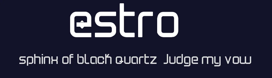 Estro1 by LKD Studio — Display Font — thumbnail 2